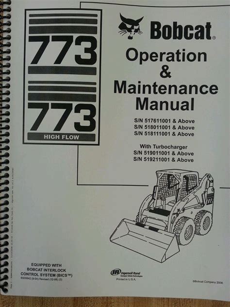 bobcat skid steer operating instructions